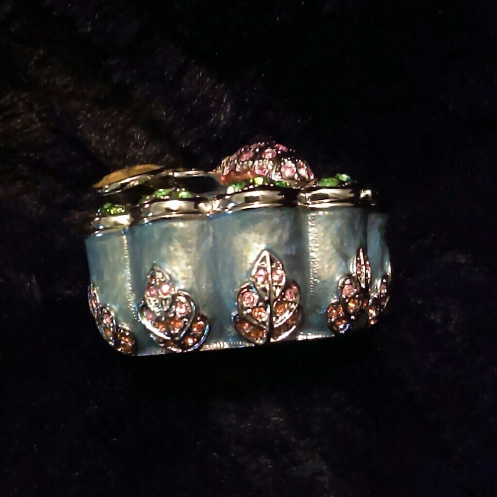 Australian Crystal Bumblebee Jewelry/Trinket Bx - Picture 2 of 3